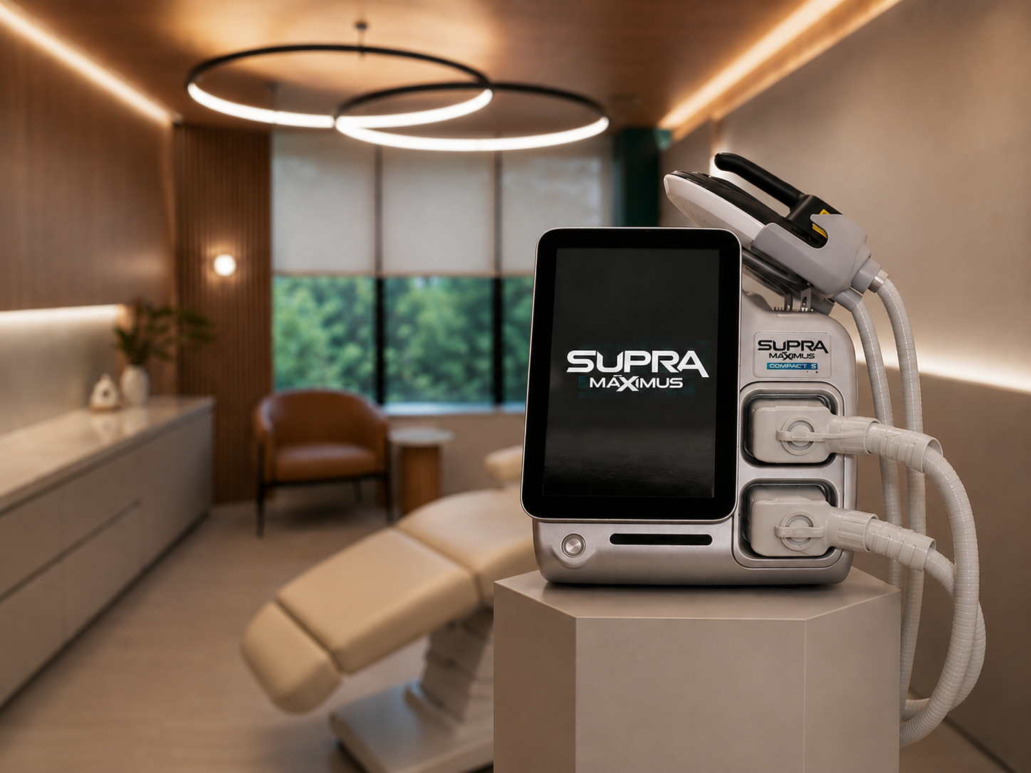Equipamento Supra Máximus na sala de procedimentos
